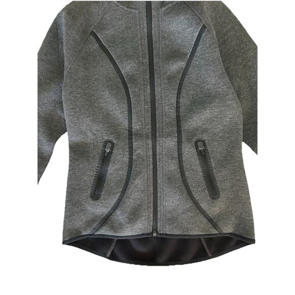 Women’s Grey Athleta Zip-Up Athletic Jacket Zippered Pockets Size XS - Picture 2 of 7